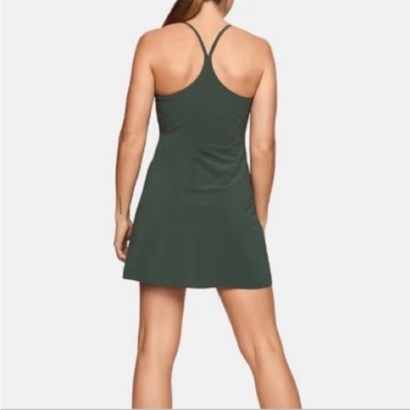 Outdoor Voices The Exercise Dress Small Olive Green - Picture 3 of 8